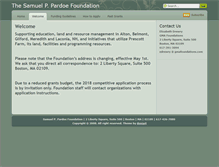 Tablet Screenshot of pardoefoundation.grantsmanagement08.com