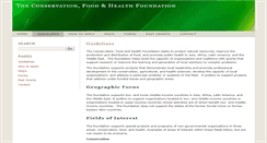 Desktop Screenshot of cfhfoundation.grantsmanagement08.com